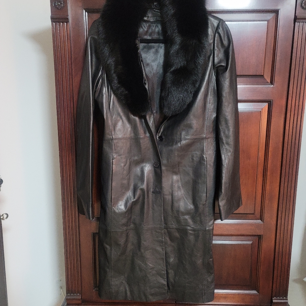 Leather Coat